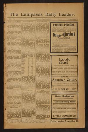 The Lampasas Daily Leader. (Lampasas, Tex.), Vol. 3, No. 737, Ed. 1 Tuesday, July 24, 1906