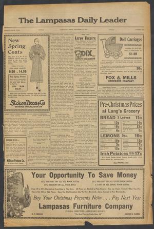 The Lampasas Daily Leader (Lampasas, Tex.), Vol. 29, No. 242, Ed. 1 Friday, December 16, 1932