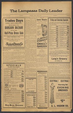 The Lampasas Daily Leader (Lampasas, Tex.), Vol. 29, No. 46, Ed. 1 Thursday, April 28, 1932