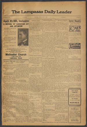 The Lampasas Daily Leader (Lampasas, Tex.), Vol. 30, No. 29, Ed. 1 Saturday, April 8, 1933