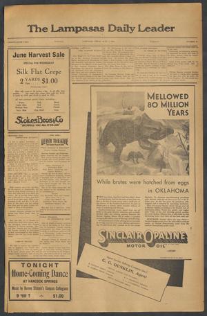 The Lampasas Daily Leader (Lampasas, Tex.), Vol. 29, No. 80, Ed. 1 Tuesday, June 7, 1932