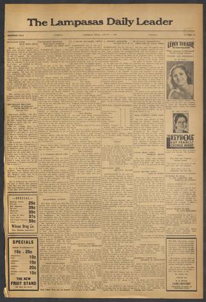 The Lampasas Daily Leader (Lampasas, Tex.), Vol. 30, No. 125, Ed. 1 Tuesday, August 1, 1933