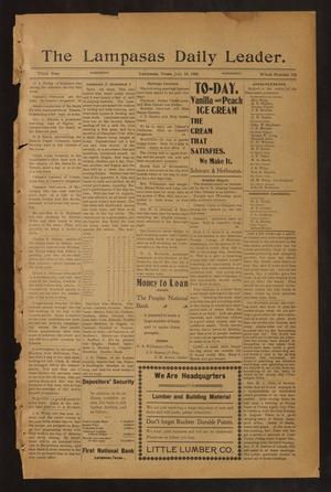 The Lampasas Daily Leader. (Lampasas, Tex.), Vol. 3, No. 732, Ed. 1 Wednesday, July 18, 1906