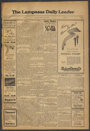 The Lampasas Daily Leader (Lampasas, Tex.), Vol. 30, No. 31, Ed. 1 Tuesday, April 11, 1933