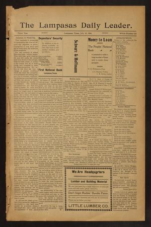 The Lampasas Daily Leader. (Lampasas, Tex.), Vol. 3, No. 730, Ed. 1 Monday, July 16, 1906