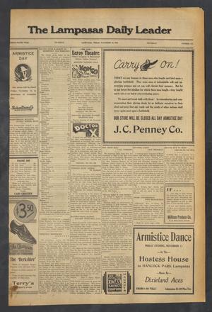 The Lampasas Daily Leader (Lampasas, Tex.), Vol. 29, No. 213, Ed. 1 Thursday, November 10, 1932