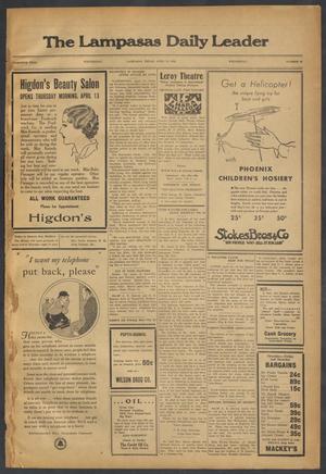 The Lampasas Daily Leader (Lampasas, Tex.), Vol. 30, No. 32, Ed. 1 Wednesday, April 12, 1933