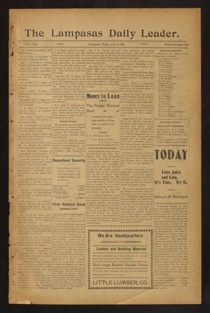 The Lampasas Daily Leader. (Lampasas, Tex.), Vol. 3, No. 722, Ed. 1 Friday, July 6, 1906