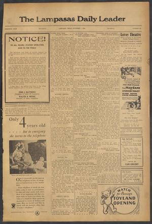 The Lampasas Daily Leader (Lampasas, Tex.), Vol. 30, No. 234, Ed. 1 Thursday, December 7, 1933