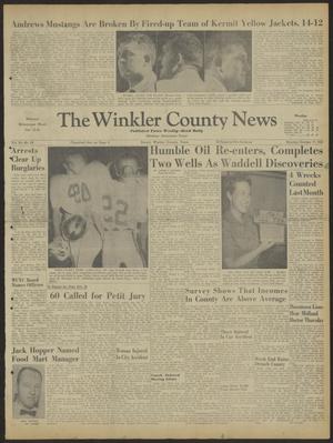 The Winkler County News (Kermit, Tex.), Vol. 24, No. 48, Ed. 1 Monday, October 17, 1960