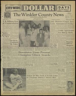 Primary view of object titled 'The Winkler County News (Kermit, Tex.), Vol. 24, No. 22, Ed. 1 Monday, June 13, 1960'.