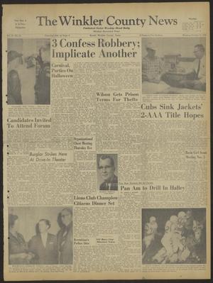 The Winkler County News (Kermit, Tex.), Vol. 24, No. 52, Ed. 1 Monday, October 31, 1960