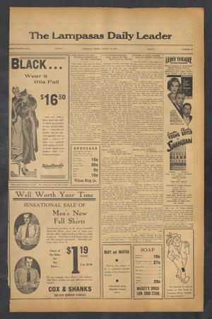 The Lampasas Daily Leader (Lampasas, Tex.), Vol. 32, No. 145, Ed. 1 Friday, August 23, 1935