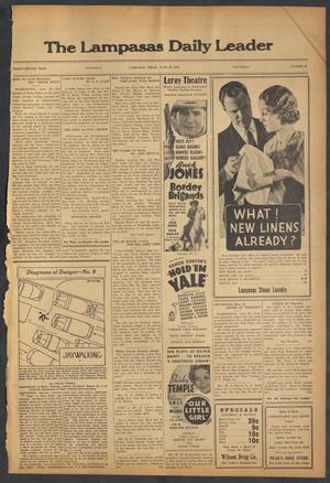 The Lampasas Daily Leader (Lampasas, Tex.), Vol. 32, No. 99, Ed. 1 Saturday, June 29, 1935