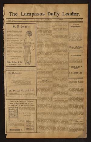 The Lampasas Daily Leader. (Lampasas, Tex.), Vol. 10, No. 28, Ed. 1 Tuesday, April 8, 1913