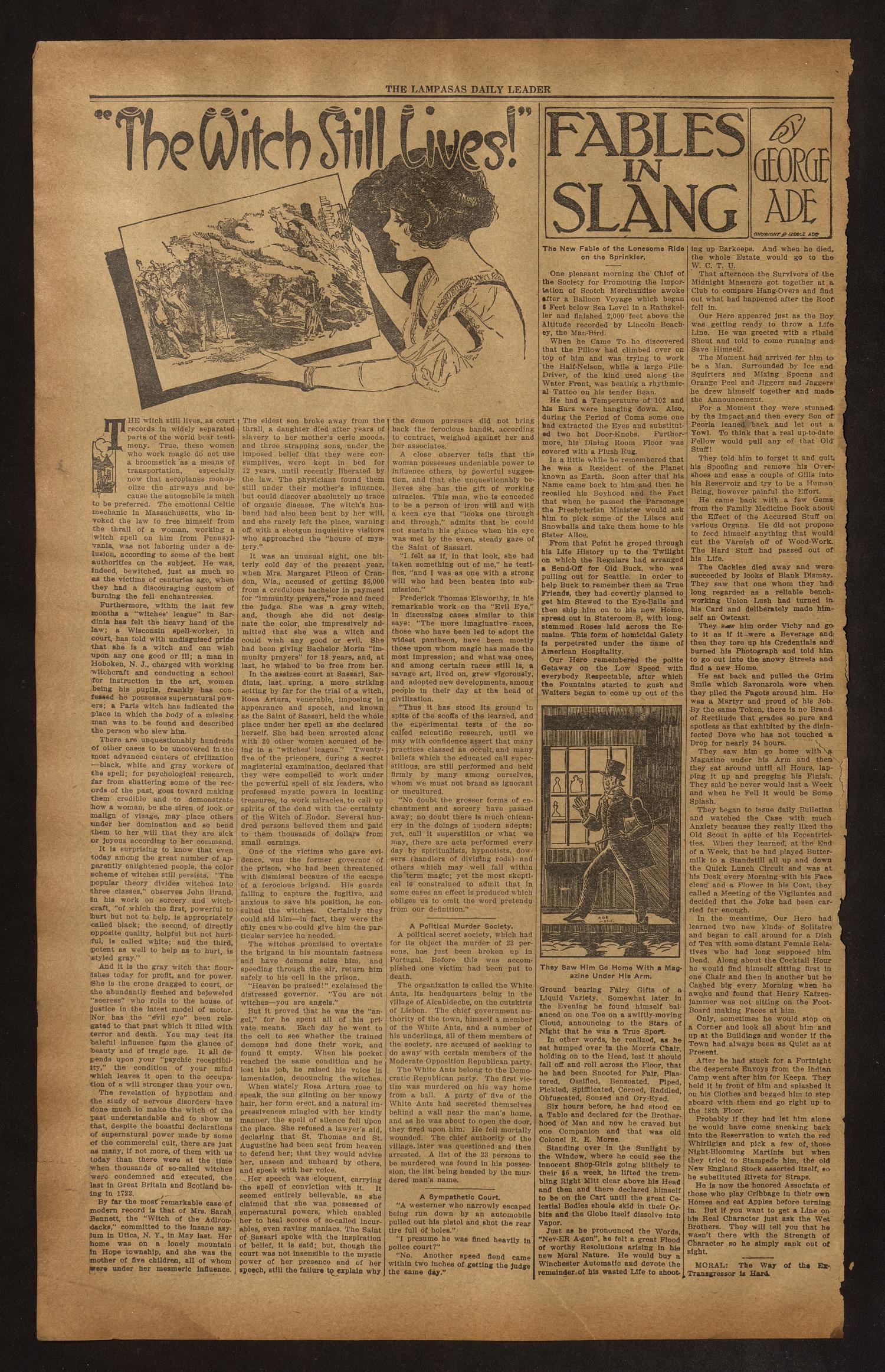 The Lampasas Daily Leader. (Lampasas, Tex.), Vol. 11, No. 143, Ed. 1 Friday, August 21, 1914
                                                
                                                    [Sequence #]: 2 of 4
                                                