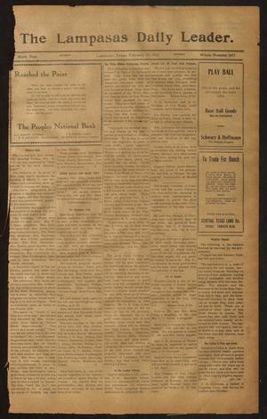 The Lampasas Daily Leader. (Lampasas, Tex.), Vol. 9, No. 3477, Ed. 1 Monday, February 17, 1913