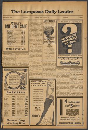 The Lampasas Daily Leader (Lampasas, Tex.), Vol. 32, No. 6, Ed. 1 Wednesday, March 13, 1935