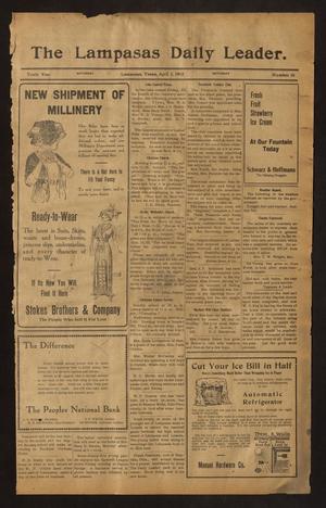 The Lampasas Daily Leader. (Lampasas, Tex.), Vol. 10, No. 26, Ed. 1 Saturday, April 5, 1913