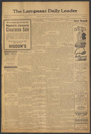 The Lampasas Daily Leader (Lampasas, Tex.), Vol. 30, No. 272, Ed. 1 Monday, January 22, 1934