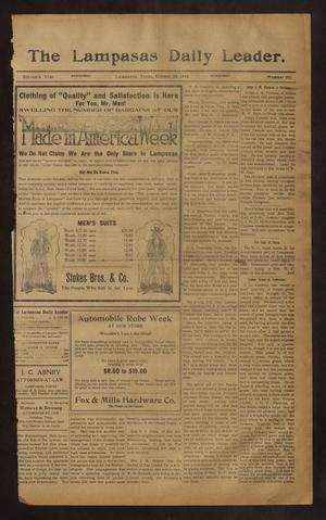 The Lampasas Daily Leader. (Lampasas, Tex.), Vol. 11, No. 201, Ed. 1 Wednesday, October 28, 1914