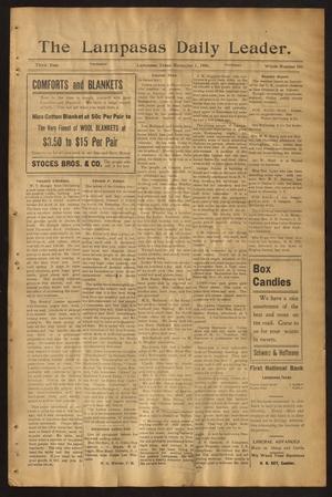 The Lampasas Daily Leader. (Lampasas, Tex.), Vol. 3, No. 823, Ed. 1 Thursday, November 1, 1906