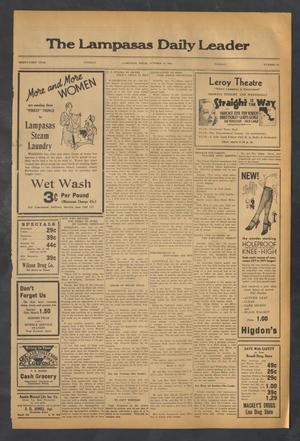 The Lampasas Daily Leader (Lampasas, Tex.), Vol. 31, No. 191, Ed. 1 Tuesday, October 16, 1934