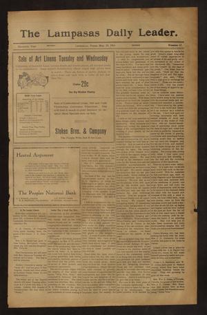 The Lampasas Daily Leader. (Lampasas, Tex.), Vol. 11, No. 67, Ed. 1 Monday, May 25, 1914