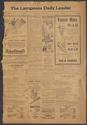 The Lampasas Daily Leader (Lampasas, Tex.), Vol. 31, No. 20, Ed. 1 Thursday, March 29, 1934
