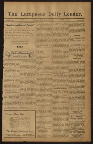 The Lampasas Daily Leader. (Lampasas, Tex.), Vol. 10, No. 288, Ed. 1 Monday, February 9, 1914