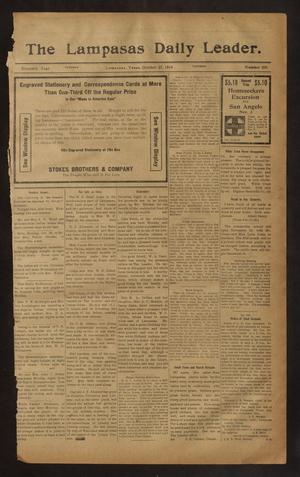The Lampasas Daily Leader. (Lampasas, Tex.), Vol. 11, No. 200, Ed. 1 Tuesday, October 27, 1914