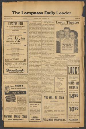 The Lampasas Daily Leader (Lampasas, Tex.), Vol. 32, No. 244, Ed. 1 Thursday, December 19, 1935