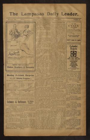 The Lampasas Daily Leader. (Lampasas, Tex.), Vol. 11, No. 169, Ed. 1 Monday, September 21, 1914