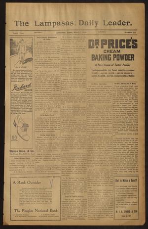 The Lampasas Daily Leader. (Lampasas, Tex.), Vol. 10, No. 311, Ed. 1 Saturday, March 7, 1914