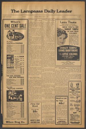The Lampasas Daily Leader (Lampasas, Tex.), Vol. 32, No. 5, Ed. 1 Tuesday, March 12, 1935