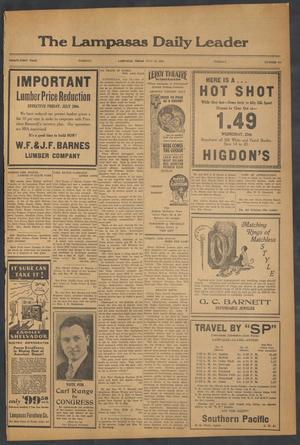 The Lampasas Daily Leader (Lampasas, Tex.), Vol. 31, No. 119, Ed. 1 Tuesday, July 24, 1934