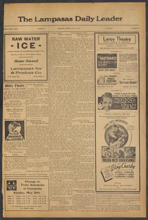 The Lampasas Daily Leader (Lampasas, Tex.), Vol. 31, No. 64, Ed. 1 Saturday, May 19, 1934