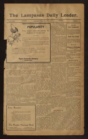 The Lampasas Daily Leader. (Lampasas, Tex.), Vol. 10, No. 11, Ed. 1 Wednesday, March 19, 1913