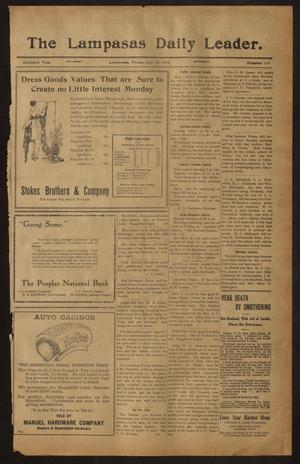 The Lampasas Daily Leader. (Lampasas, Tex.), Vol. 11, No. 114, Ed. 1 Saturday, July 18, 1914