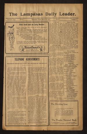 The Lampasas Daily Leader. (Lampasas, Tex.), Vol. 11, No. 13, Ed. 1 Monday, March 23, 1914