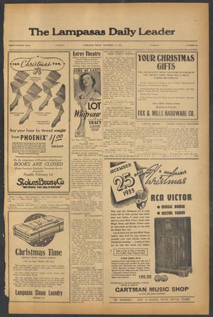The Lampasas Daily Leader (Lampasas, Tex.), Vol. 32, No. 242, Ed. 1 Tuesday, December 17, 1935