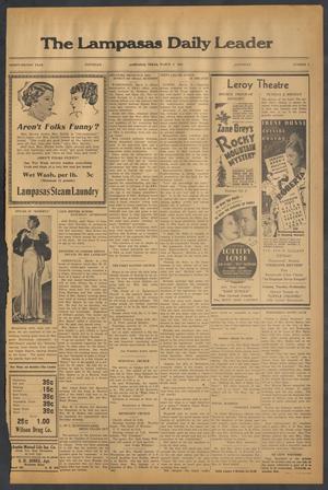 The Lampasas Daily Leader (Lampasas, Tex.), Vol. 32, No. 3, Ed. 1 Saturday, March 9, 1935