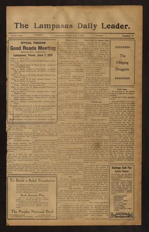 The Lampasas Daily Leader. (Lampasas, Tex.), Vol. 10, No. 77, Ed. 1 Thursday, June 5, 1913