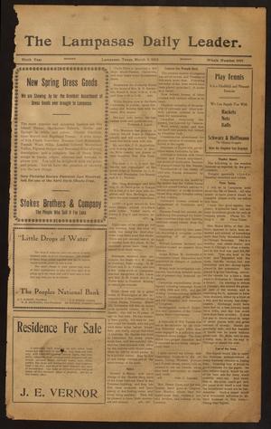The Lampasas Daily Leader. (Lampasas, Tex.), Vol. 9, No. 3489, Ed. 1 Monday, March 3, 1913