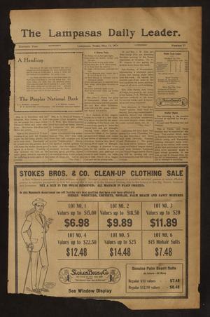 The Lampasas Daily Leader. (Lampasas, Tex.), Vol. 11, No. 57, Ed. 1 Wednesday, May 13, 1914