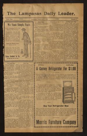 The Lampasas Daily Leader. (Lampasas, Tex.), Vol. 10, No. 27, Ed. 1 Monday, April 7, 1913