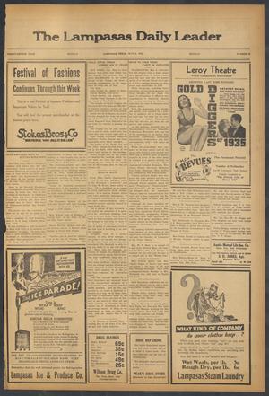 The Lampasas Daily Leader (Lampasas, Tex.), Vol. 32, No. 52, Ed. 1 Monday, May 6, 1935
