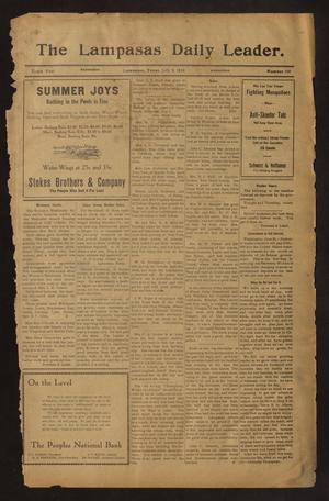 The Lampasas Daily Leader. (Lampasas, Tex.), Vol. 10, No. 100, Ed. 1 Wednesday, July 2, 1913