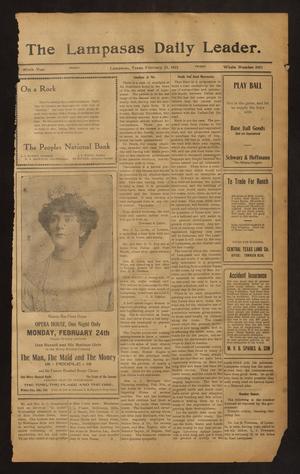 The Lampasas Daily Leader. (Lampasas, Tex.), Vol. 9, No. 3481, Ed. 1 Friday, February 21, 1913