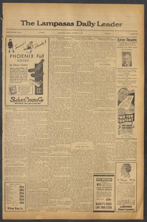The Lampasas Daily Leader (Lampasas, Tex.), Vol. 32, No. 196, Ed. 1 Tuesday, October 22, 1935